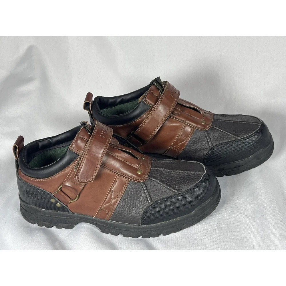 Polo by Ralph Lauren Boy's size 4 Leather upper Ralph Lauren Ankle boot